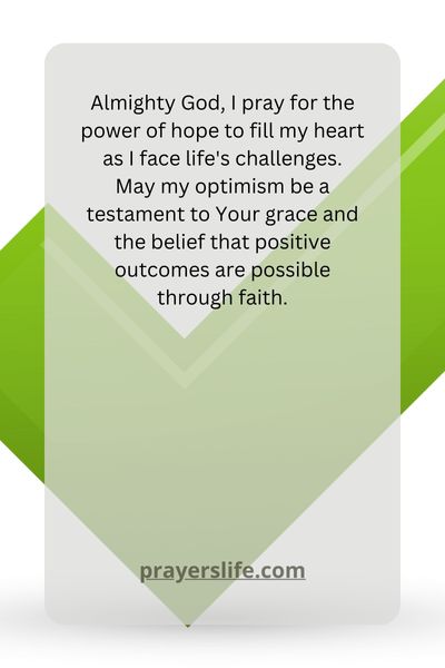 The Power Of Hope In Praying For A Positive Outcome