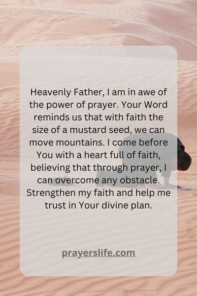 The Power Of Mountain Moving Prayers