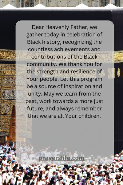 The Power Of Prayer In Celebrating Black History