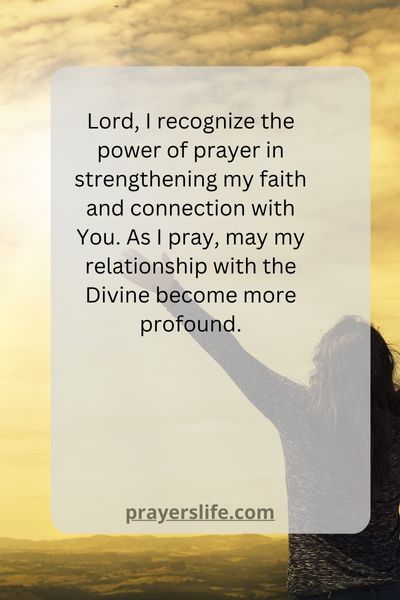 The Power Of Prayer In Strengthening Faith