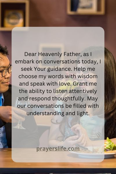The Power Of Prayer Seeking Guidance In Conversation