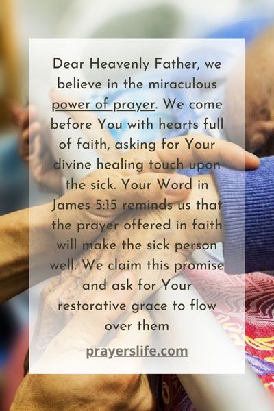 The Power Of Prayers For Healing