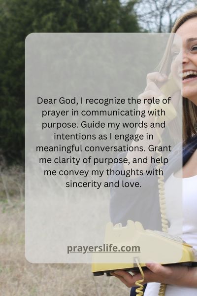 The Role Of Prayer In Communicating With Purpose