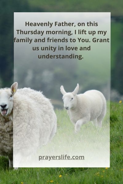 Thursday Morning Prayer For Family And Friends