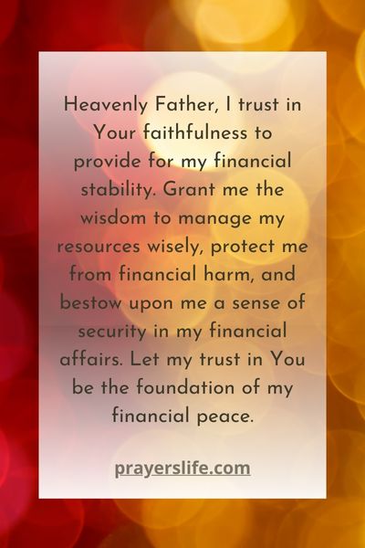 Trusting God For Financial Stability