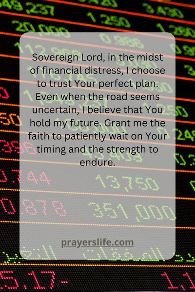 Trusting God'S Plan In Times Of Financial Distress