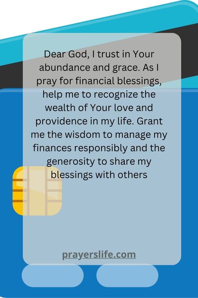 Trusting In God'S Abundance Through Prayer