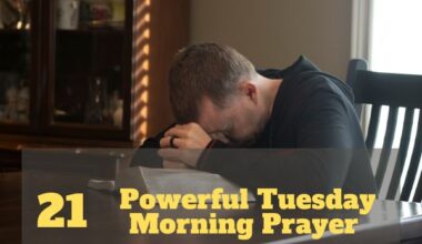 Tuesday Morning Prayer