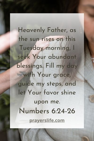 Tuesday Morning Prayer For Blessings
