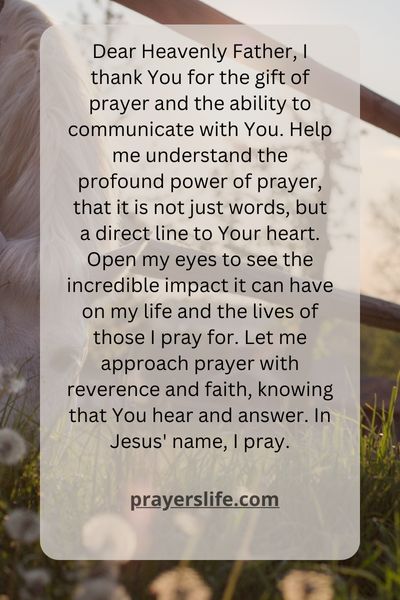 Understanding The Power Of Prayer 2