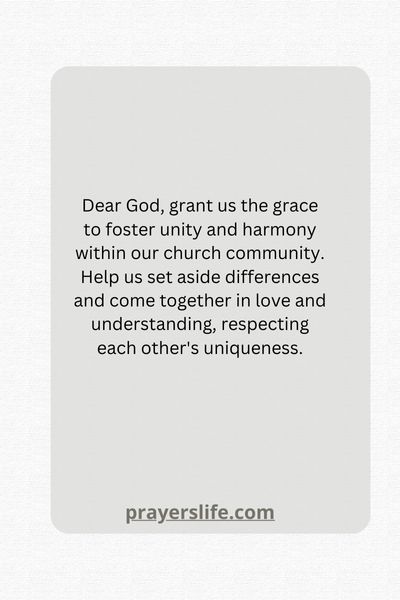 Unity And Harmony Among Members