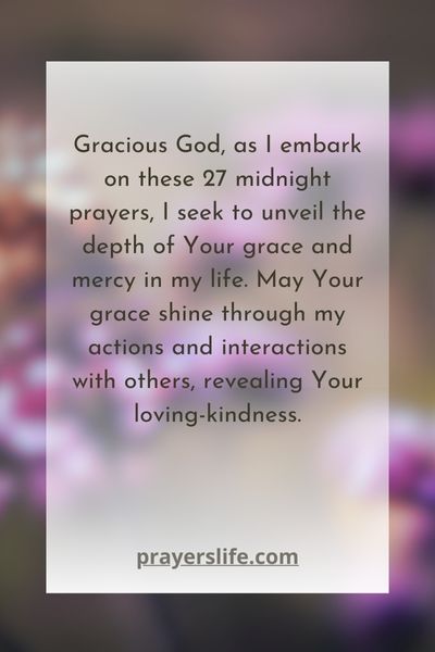 Unveiling Grace Through 27 Midnight Prayers