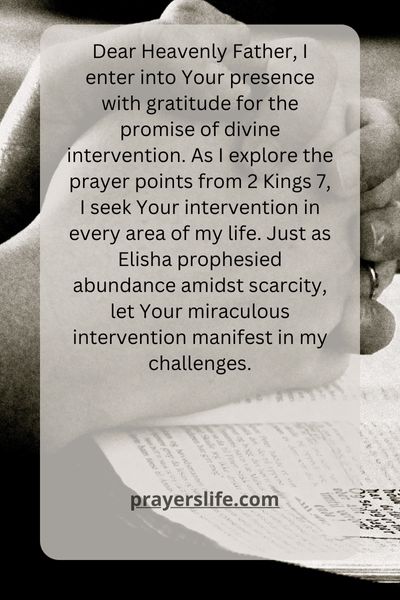 Unveiling The Power Of Prayer In 2 Kings 7