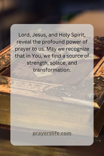 Unveiling The Power Of Prayer To The Holy Trinity