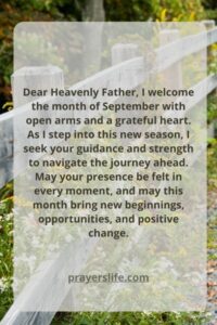 18 Amazing Prayer For The Month Of September