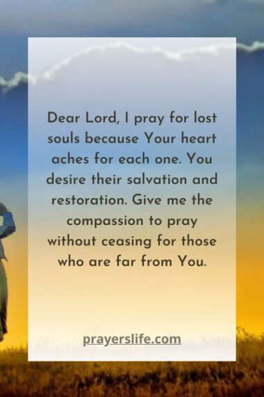 23 Best Intercessory Prayer For Lost Souls