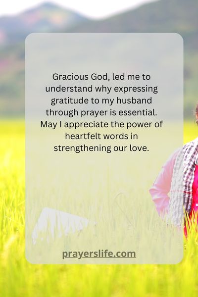 Why Say 'Thank You' Through A Prayer?