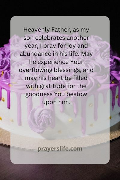 Wishing Joy And Abundance On His Birthday