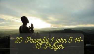 1 John 5 14-15 Prayer