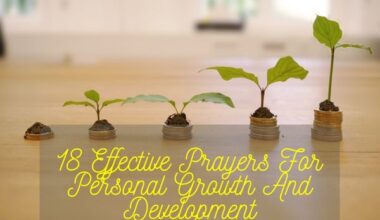 Prayers For Personal Growth And Development