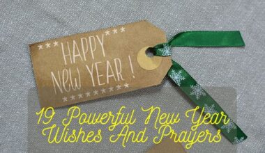 New Year Wishes And Prayers