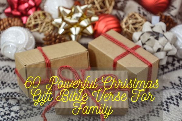 Christmas Gift Bible Verse For Family