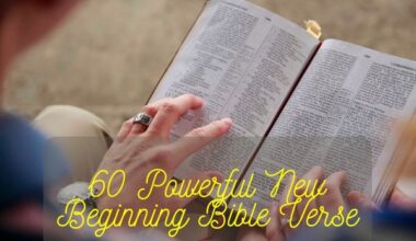New Beginning Bible Verse