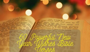New Year Wishes Bible Verses