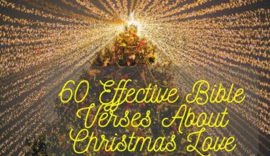 Bible Verses About Christmas Love