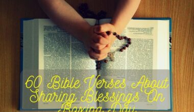 Bible Verses About Sharing Blessings On Boxing Day