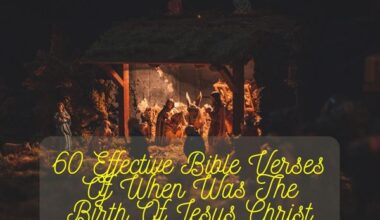 Bible Verses Of When Was The Birth Of Jesus Christ