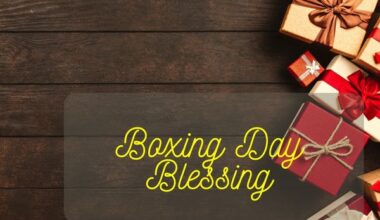 Boxing Day Blessing - 2023