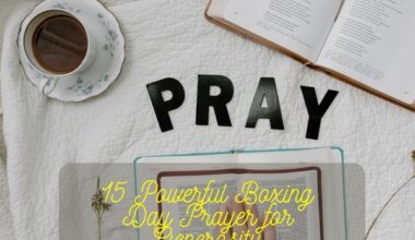 Boxing Day Prayer For Generosity