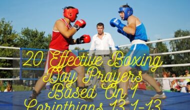 Boxing Day Prayers Based On 1 Corinthians 13:1-13