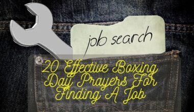 Boxing Day Prayers For Finding A Job