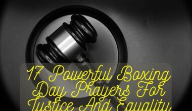Boxing Day Prayers For Justice And Equality