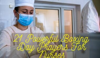 Boxing Day Prayers For Nurses