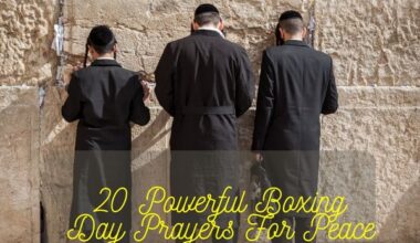 Boxing Day Prayers For Peace