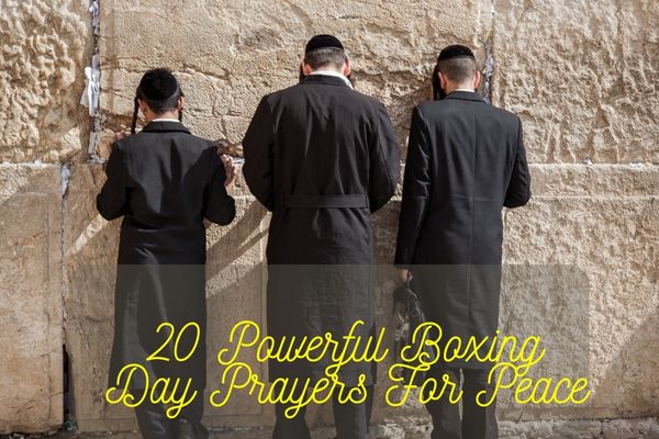 Boxing Day Prayers For Peace
