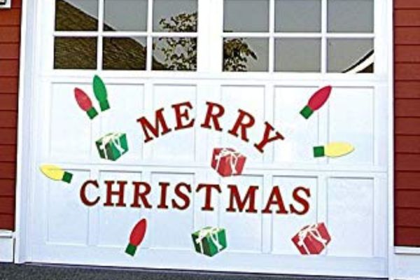 Christmas Candy Garage Door Banner