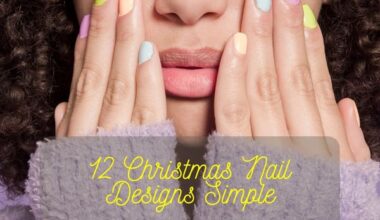 Simple Christmas Nail Designs