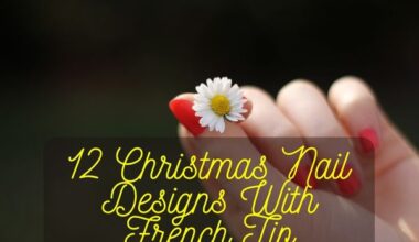 Christmas Nail Designs With French Tip