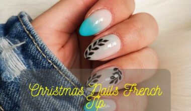 Christmas Nails French Tip