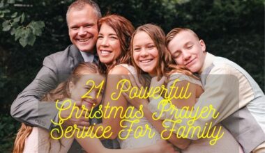 Christmas Prayer Service For Family