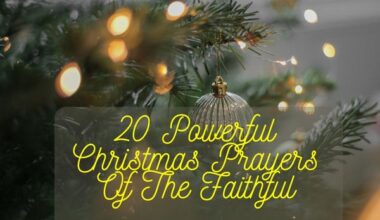 Christmas Prayers Of The Faithful