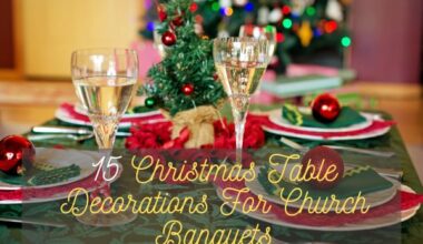 Christmas Table Decorations For Church Banquets