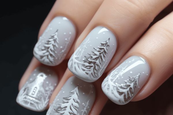 Classy Christmas Nails 3