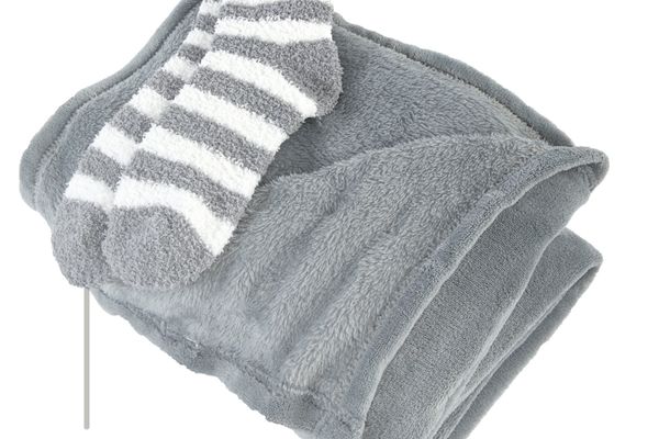 Cozy blankets and socks 1