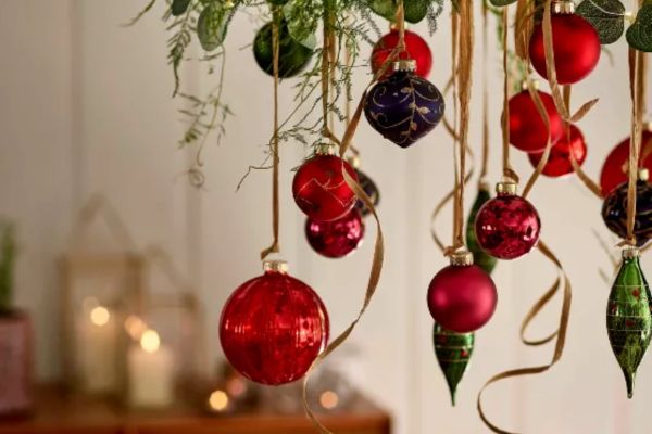 Create An Easy Bauble Chandelier