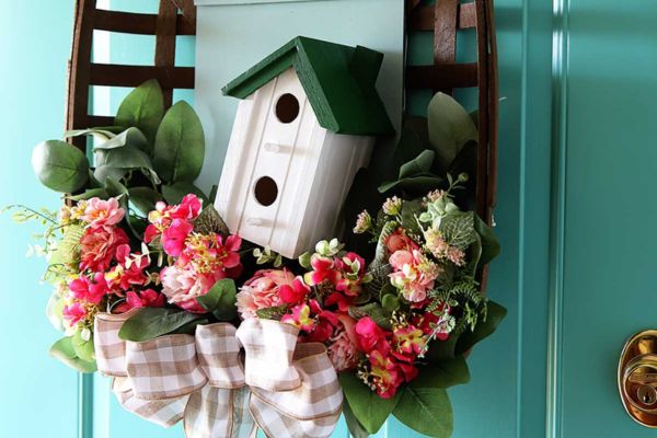 DIY Tobacco Basket Wreath